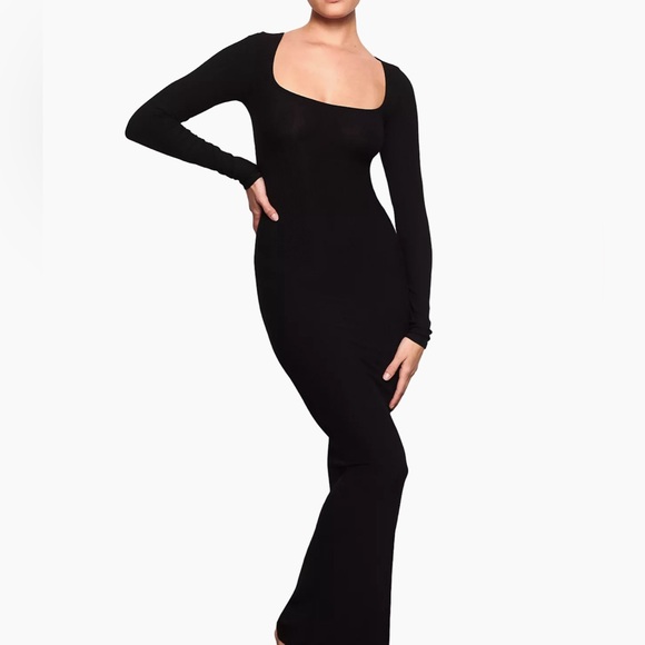 Skims Soft Lounge Long Sleeve Maxi Dress - Picture 4 of 10